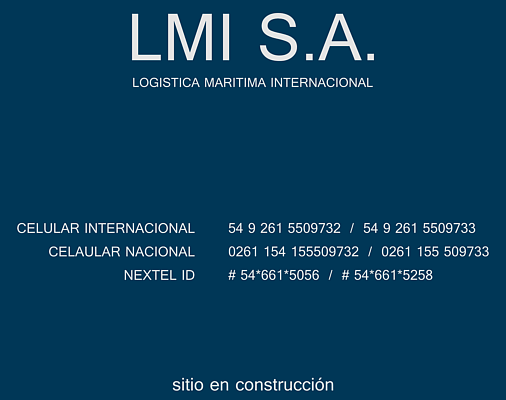 LMI SA - LOGISTICA MARITIMA INTERNACIONAL